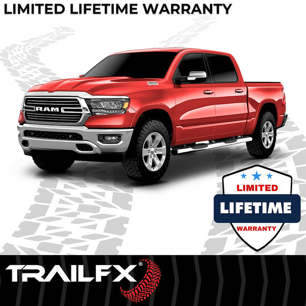 TrailFX 6 Inch Oval Straight Nerf Bar (MPN: A8244S)