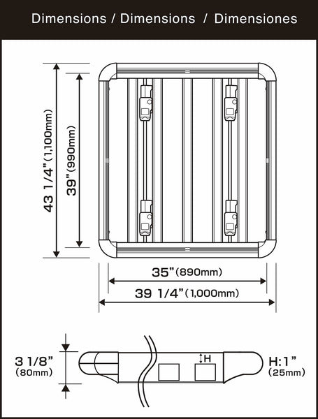 INNO Roof Rack Platform (MPN: INA510)