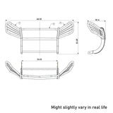 Black Horse Off Road Grille Guard (MPN: 17A093902MSS)
