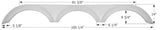 Icon Fender Skirt For Triple Axle RVs (MPN: 12315)