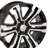 OE Wheels CV44 Aluminum Wheel (MPN: CV44-22090-6550-24MB)
