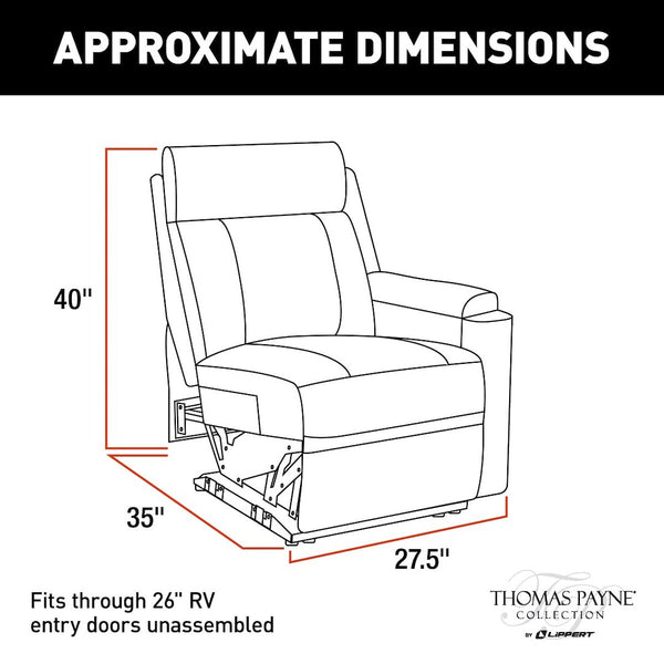 Thomas Payne Left Hand Recliner (MPN: 2020129263)