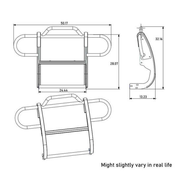 Black Horse Grille Guard Kit (MPN: 17JPWRMA-PLB)