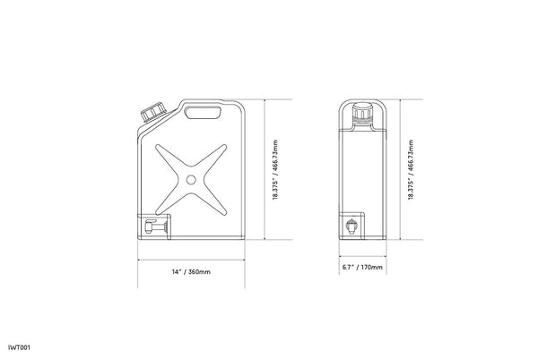 Ironman 4x4 Fresh Water Tank (MPN: IWT001)