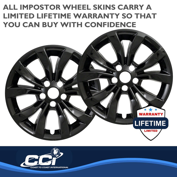 Coast To Coast Impostor Wheel Skin 17 Inch Gloss Black (MPN: IWCIMP381BLK)