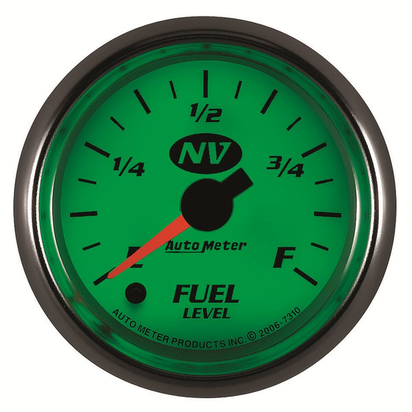 AutoMeter NV Series Fuel Level Gauge (MPN: 7310)