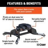 CURT E16 Fifth Wheel Trailer Hitch (MPN: 16041)