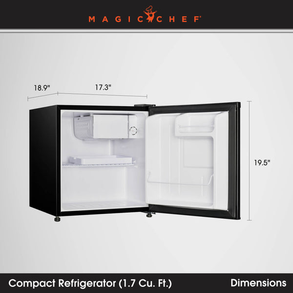 Magic Chef Single Compartment Mini Refrigerator (MPN: MCR170BE)