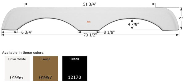 Icon Fender Skirt for Gulfstream RVs (MPN: 12170)