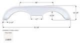 Icon Fender Skirt for Tandem Axle (MPN: 15809)