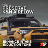 K&N Air Intake Snorkel System (MPN: 63-8001)