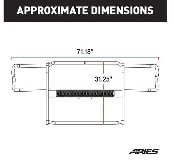 Aries Grille Guard (MPN: P2054)
