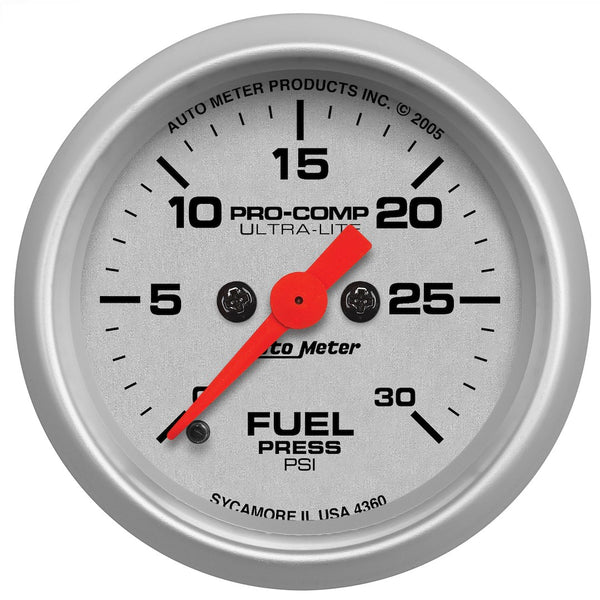 AutoMeter Ultra-Lite Fuel Pressure Gauge (MPN: 4360)