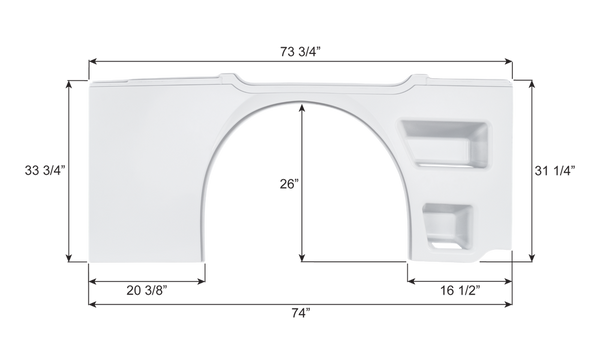 Icon Fender Skirt for Winnebago Models (MPN: 16211)