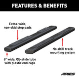 Aries 6 Inch Oval Nerf Bars (MPN: B2885)