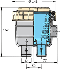 Vetus Marine Water Intake Strainer (MPN: FTR330/32)