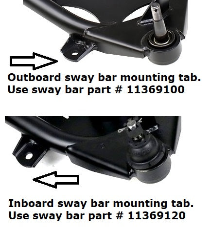 Ridetech MUSCLEbar Sway Bar (MPN: 11369100)