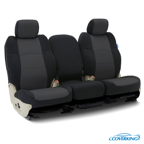 Custom Neoprene Seat Cover for 60/40 Bench with Non-Removable Headrests (MPN: CSCF12JP9435)