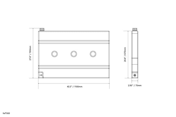 Ironman 4x4 Fresh Water Tank (MPN: IWT003)