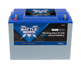 Battle Born 100 Ampere Hour 12 Volt Smart Lithium Deep Cycle Battery (MPN: BB10012I)