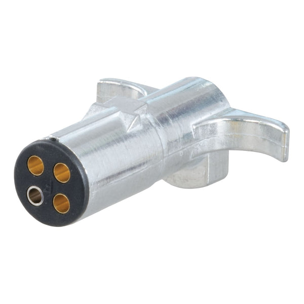 Curt 4-Way Round Trailer Wiring Connector (MPN: 58061)