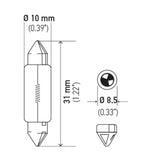 HELLA Center High Mount Stop Light Bulb (MPN: DE3175)