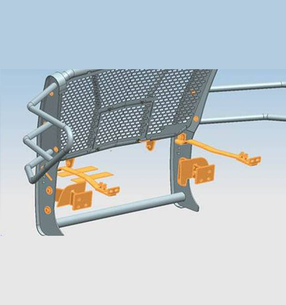Black Horse Off Road Grille Guard (MPN: RU-NITI17-B)
