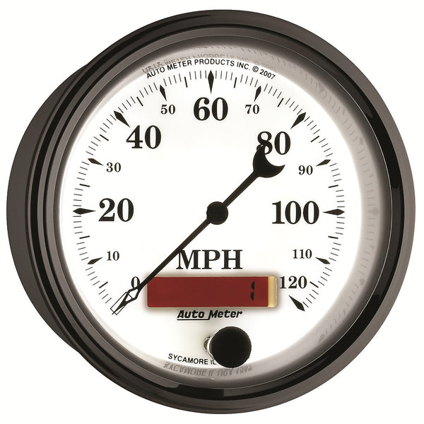 AutoMeter Speedometer Old Tyme White II (MPN: 1287)