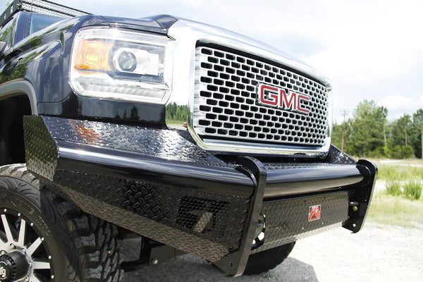 Fab Fours Black Steel Bumper (MPN: GM08-S2161-1)