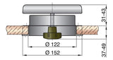 Vetus Mushroom Vent Cover (MPN: ATHOS1)