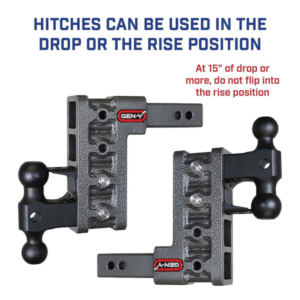 Gen-Y Mega-Duty Adjustable Drop Hitch (MPN: GH-325)