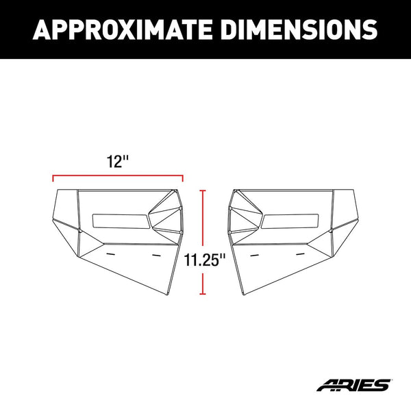 Aries TrailChaser Bumper End (MPN: 2081209)