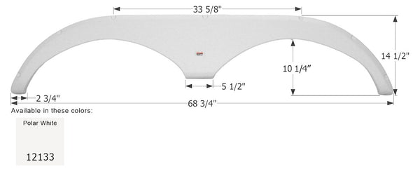 Icon Fender Skirt for Kaddy Kruiser Models (MPN: 12133)