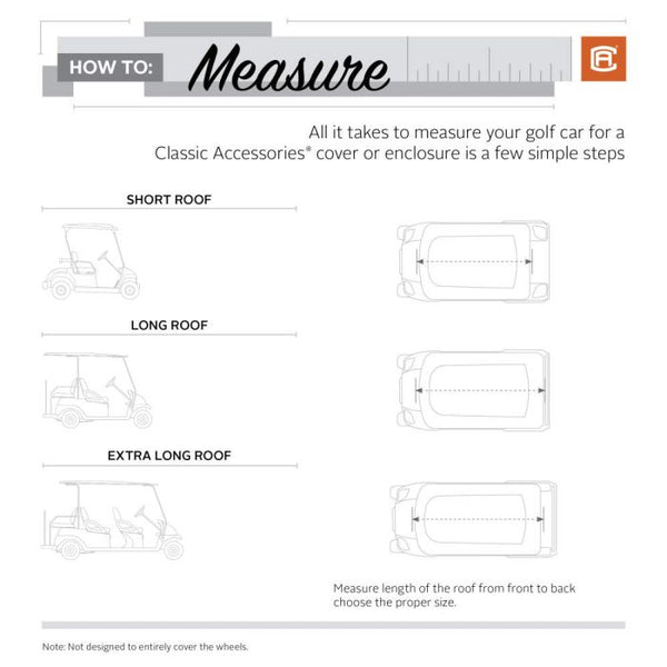 Classic Accessories Golf Cart Cover (MPN: 40-053-345501-00)