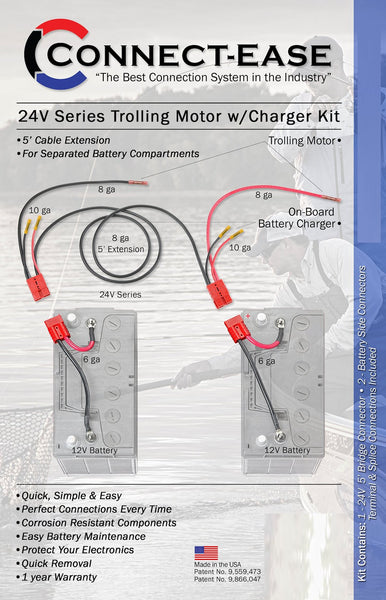 Connect-Ease Trolling Motor Wiring Kit (MPN: RCE24VB5CHK)