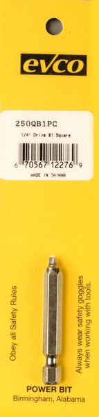 AP Products Square Recess Power Bit (MPN: 009-250QB1P3C)