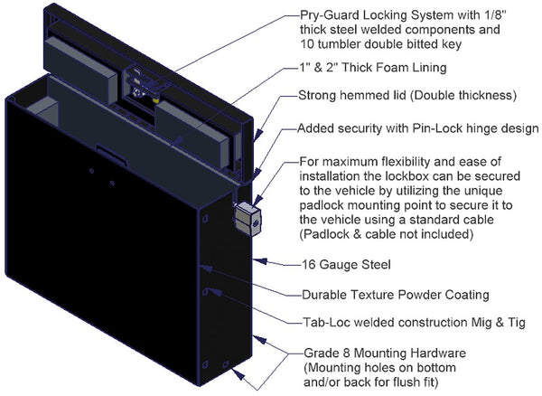 Tuffy Security Laptop Lockbox (MPN: 182-01)