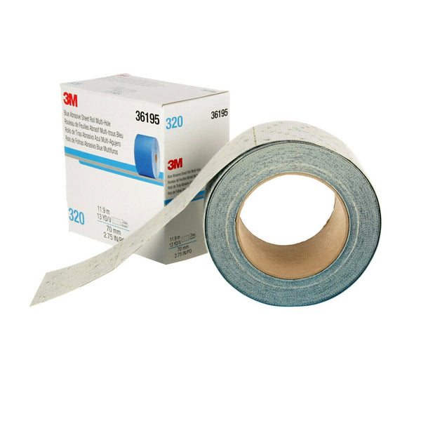 3M Hookit Blue Abrasive Sheet Roll (MPN: 36195)
