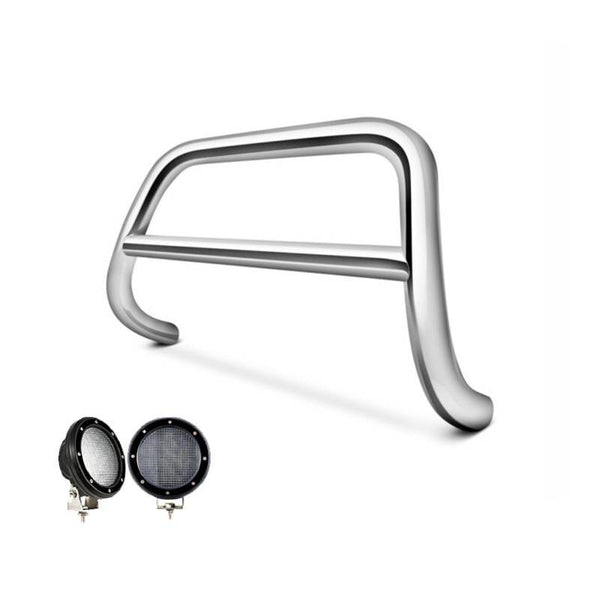 Black Horse Off Road Bull Bar Kit (MPN: BBHYSA13SS-PLFB)
