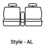 Carhartt PrecisionFit Seat Cover for 40/20/40 Split Bench (MPN: GTD4180ABCAGY)