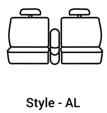 Carhartt PrecisionFit Seat Cover for 40/20/40 Split Bench (MPN: GTD4180ABCAGY)