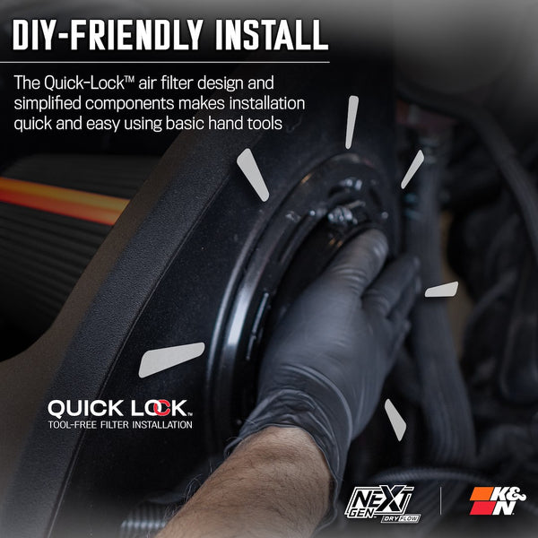 K&N NextGen Cold Air Intake System (MPN: 50-1564D)