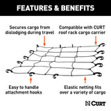 Curt Exterior Cargo Net (MPN: 18200)