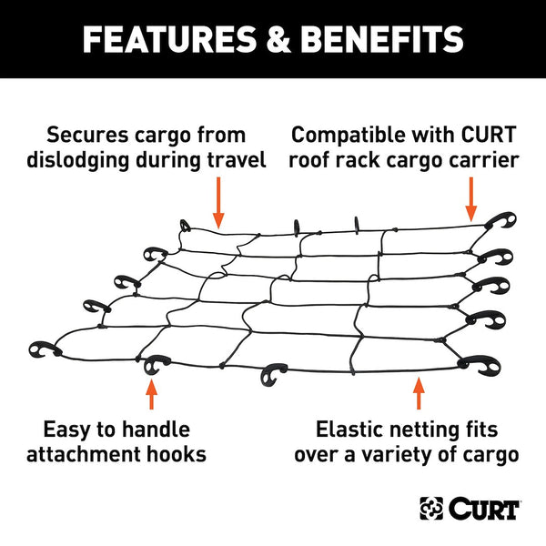 Curt Exterior Cargo Net (MPN: 18200)