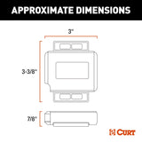 CURT Echo Wireless Trailer Brake Controller (MPN: 51190)