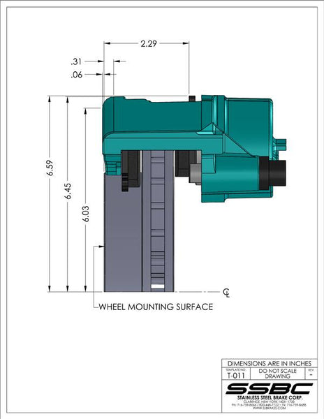 SSBC Brake Conversion Kit (MPN: A126-71)