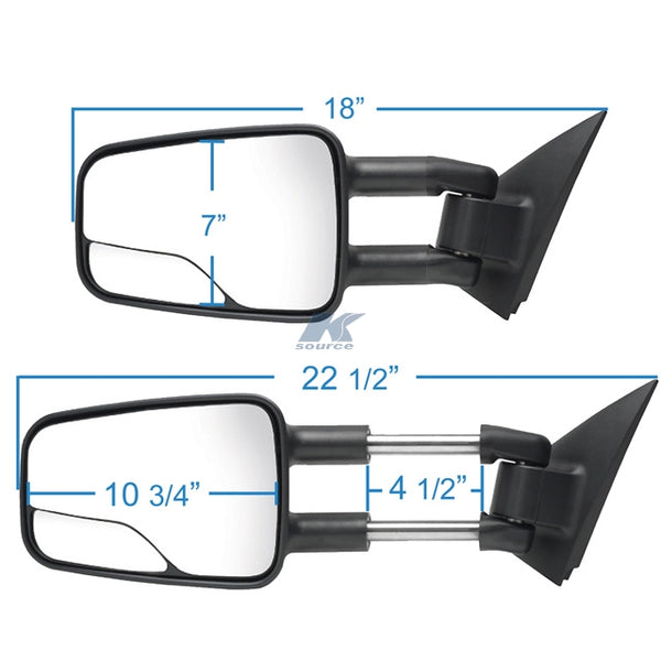K Source Exterior Towing Mirror (MPN: 62049-50G)
