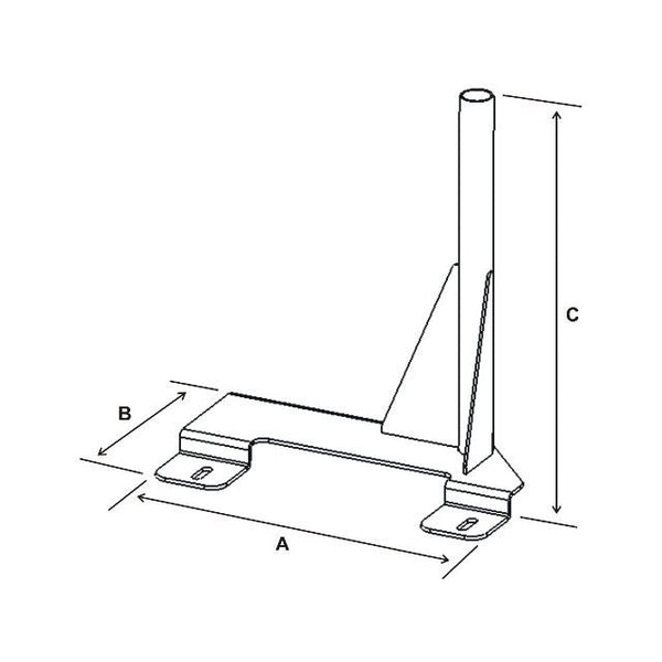 Ram Mounts Laptop Mount Base (MPN: RAM-VB-119)