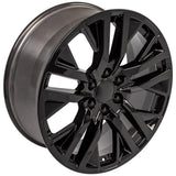 OE Wheels CV38 22 Inch Gloss Black Wheel (MPN: CV38-22090-6550-28B)