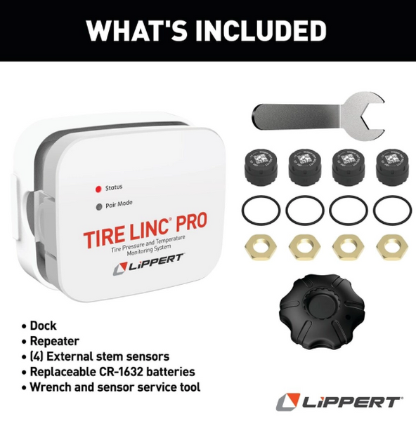 Lippert Tire Linc PRO Tire Pressure Monitoring System (MPN: 2024115889)